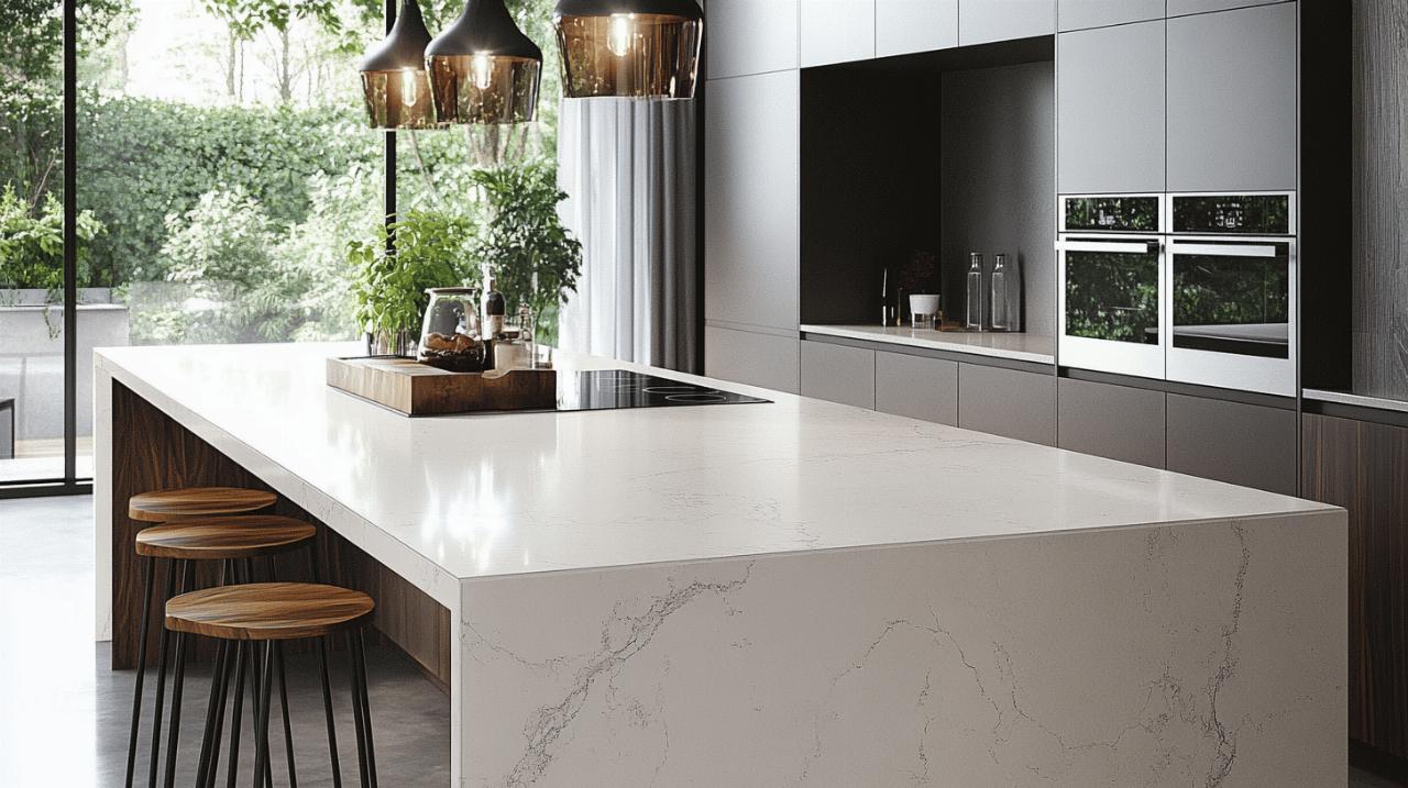 Techniques expertes pour reparer les dommages sur un plan de travail cuisine en Dekton